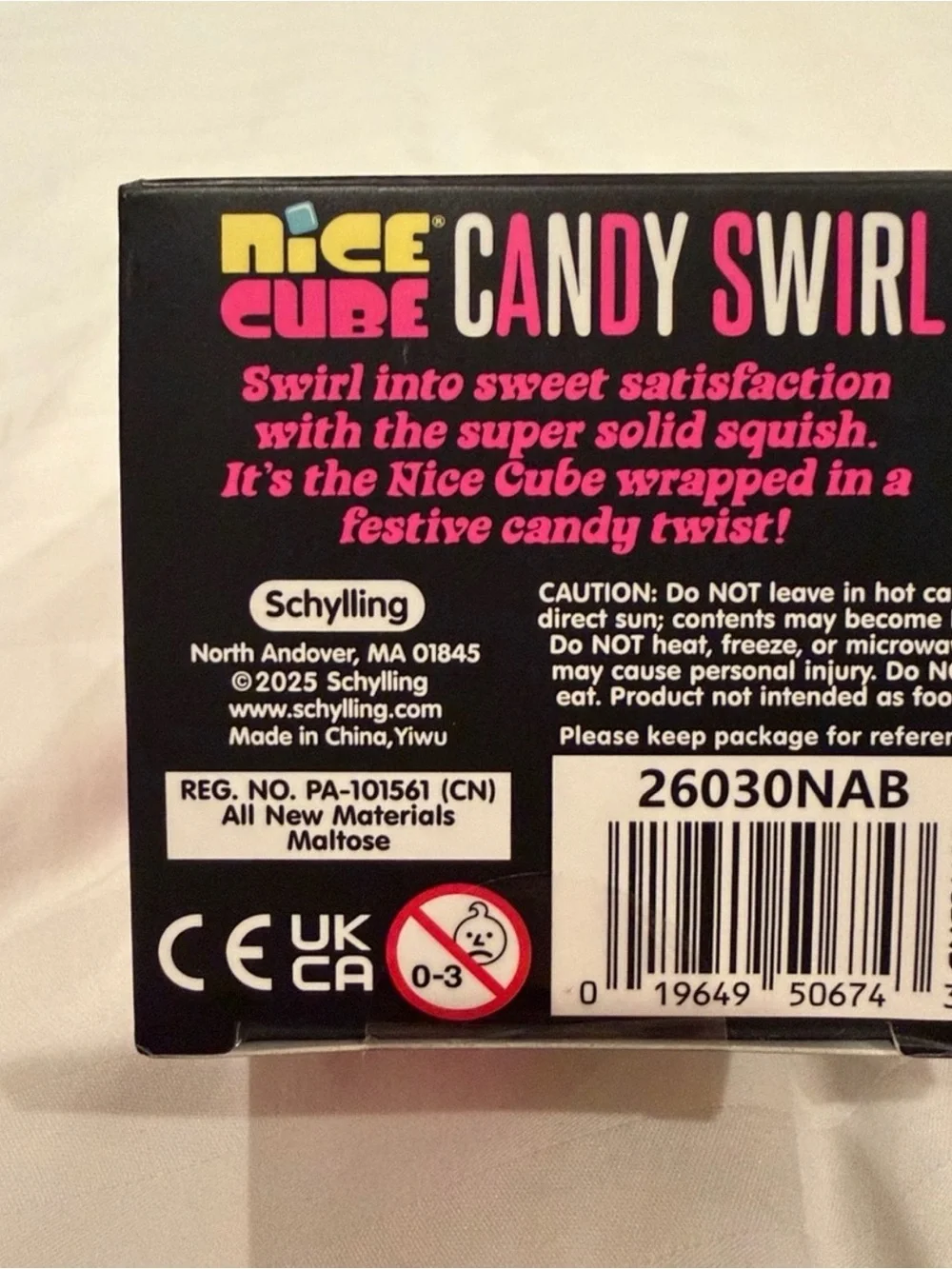 Needoh Nice Cube Candy Swirl - Pink